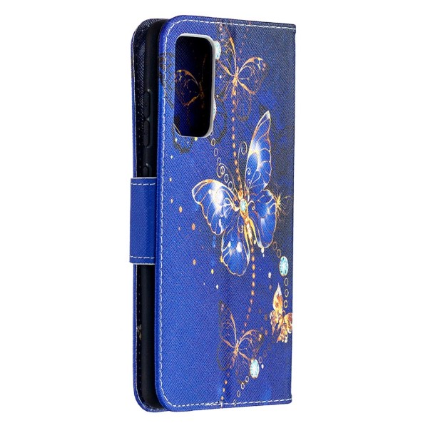 Pouzdro na Samsung Galaxy S20 FE Motýl fialové