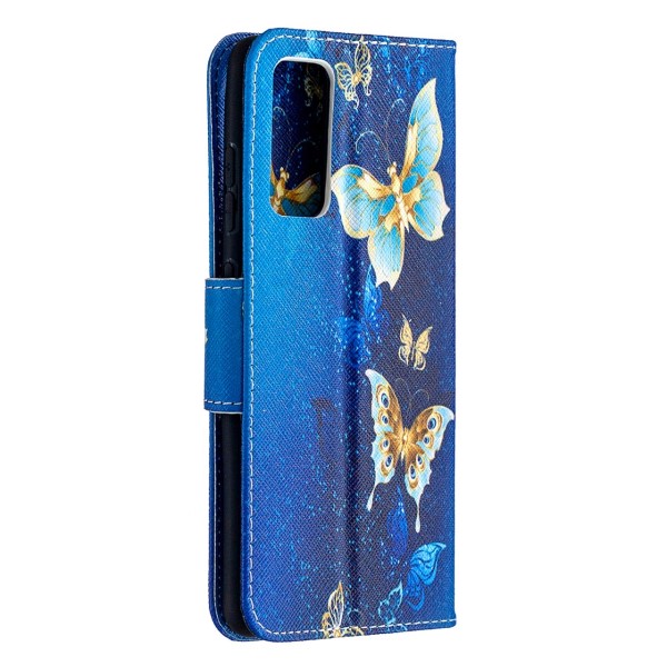 Pouzdro na Samsung Galaxy S20 FE Motýl zlaté