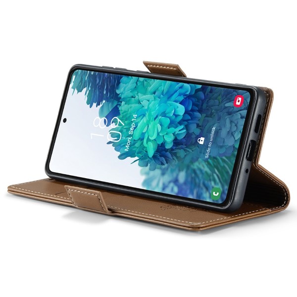 Pouzdro na Samsung Galaxy S20 CASEME smooth hnědé