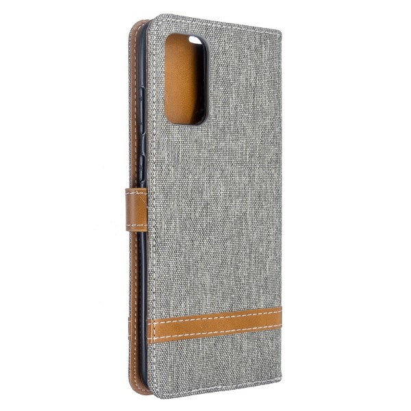 Pouzdro na Samsung Galaxy S20 Plus Jeans šedé