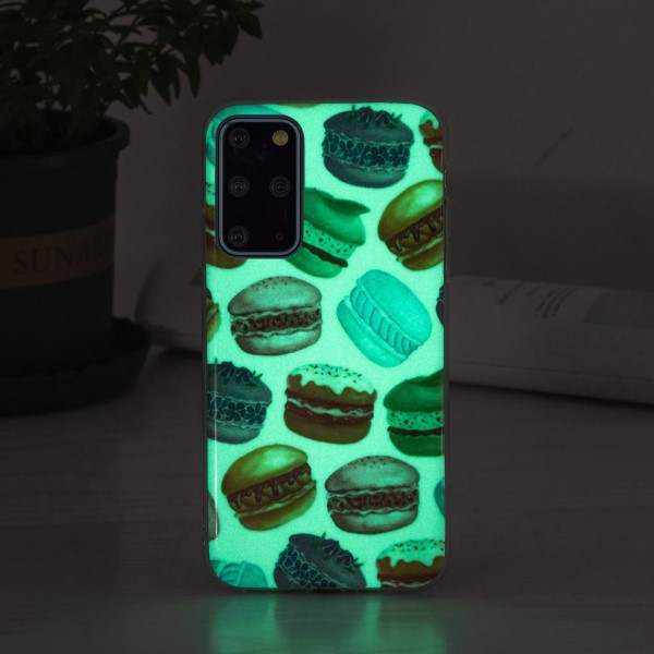Kryt na Samsung Galaxy S20 Plus svítící Makronka