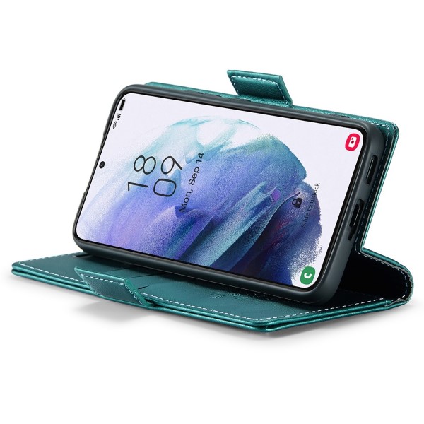 Pouzdro na Samsung Galaxy S21 CASEME smooth zelené