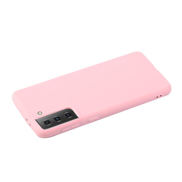 Kryt na Samsung Galaxy S21 Silikonový růžový