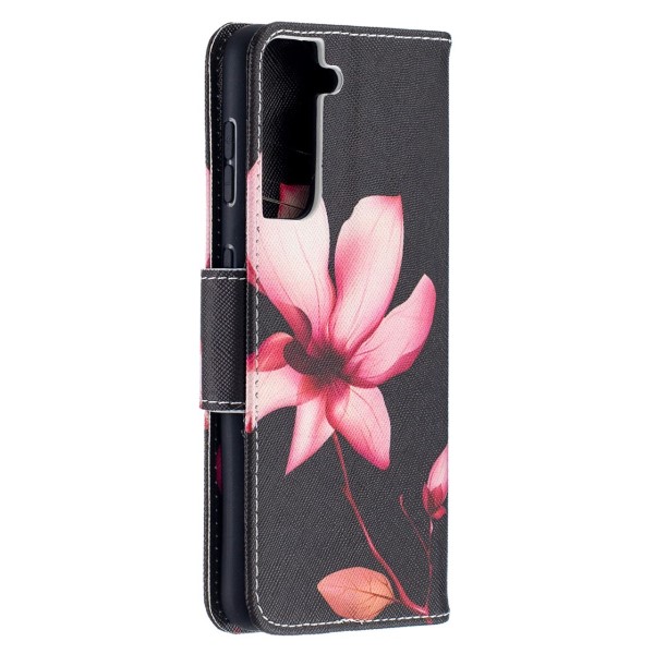 Pouzdro na Samsung Galaxy S21 Kytka černé
