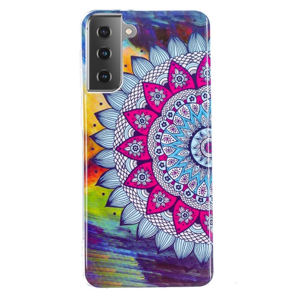 Kryt na Samsung Galaxy S21 svítící Mandala