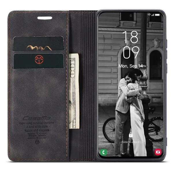 Pouzdro na Samsung Galaxy S21 CASEME černé