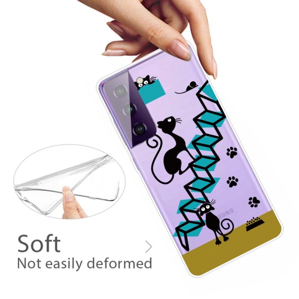Kryt na Samsung Galaxy S21 FE Kočka