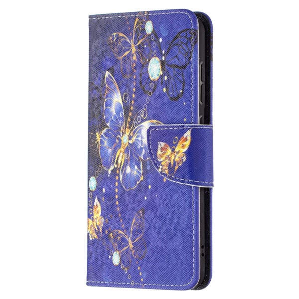 Pouzdro na Samsung Galaxy S21 FE Motýl fialové