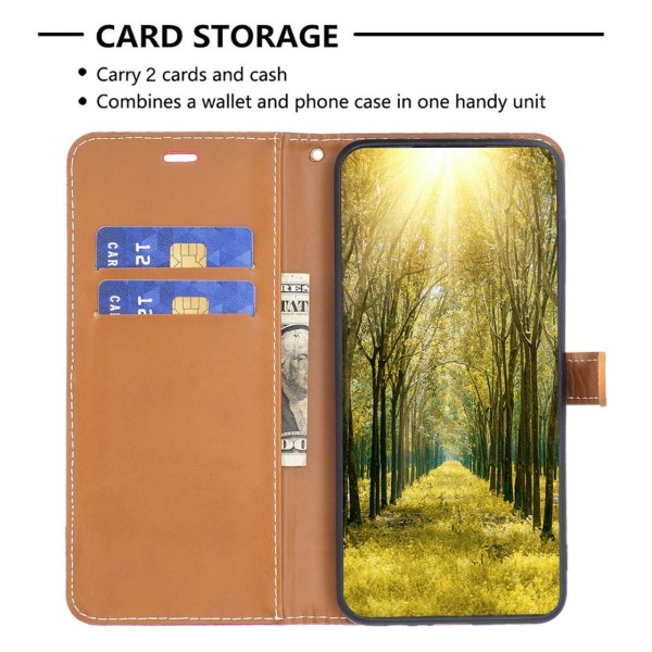 Pouzdro na iPhone 14 Pro Max Jeans růžové