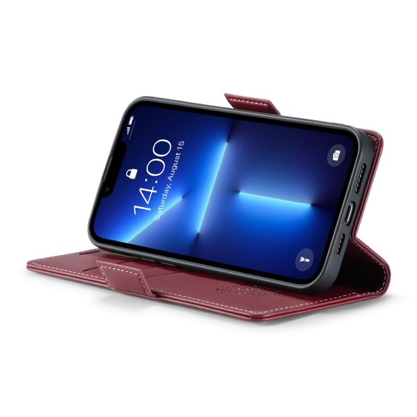 Pouzdro na iPhone 13 Pro Max CASEME smooth červené