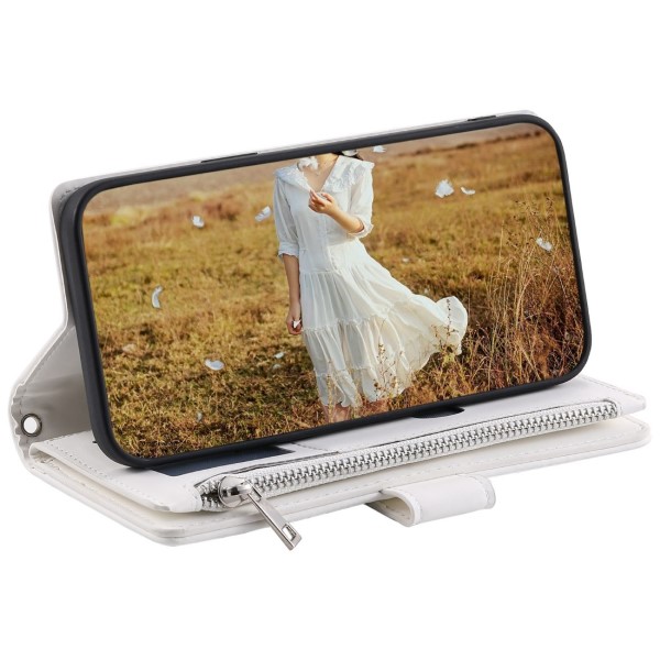 Pouzdro pro iPhone 13 Pro Max Luxury Double Layer bílé