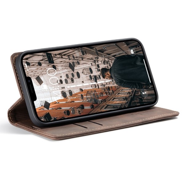 Pouzdro na iPhone 13 Pro Max CASEME hnědé
