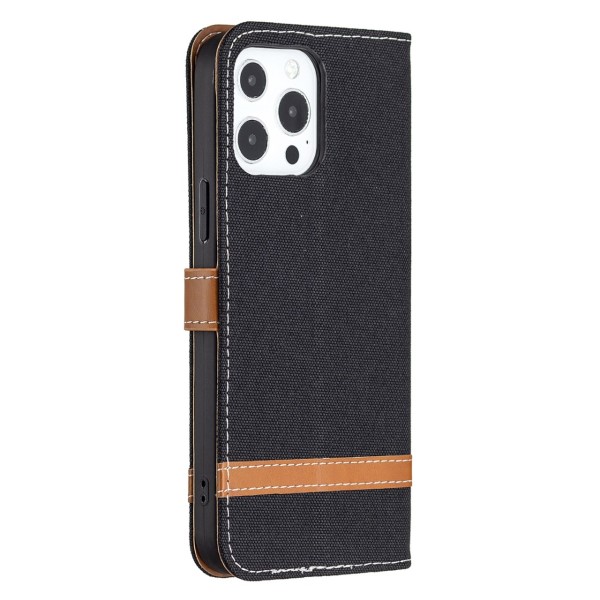 Pouzdro na iPhone 13 Pro Max Jeans černé