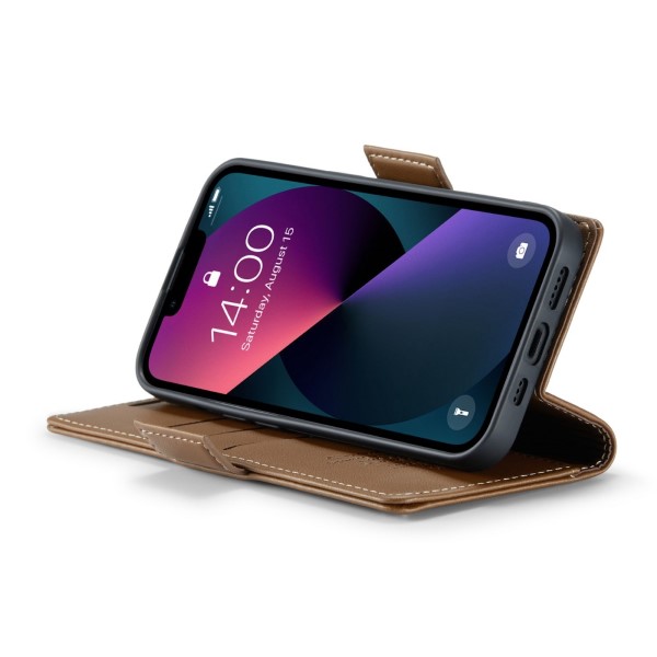 Pouzdro na iPhone 14 Plus CASEME smooth hnědé