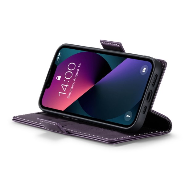 Pouzdro na iPhone 14 Plus CASEME smooth fialové