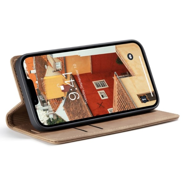 Pouzdro na iPhone 14 Plus CASEME světle hnědé