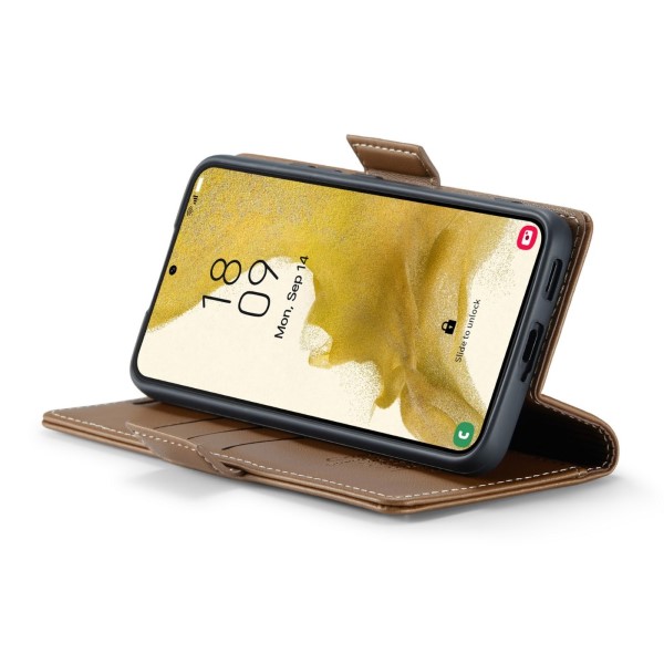 Pouzdro na Samsung Galaxy S22 Plus CASEME smooth hnědé