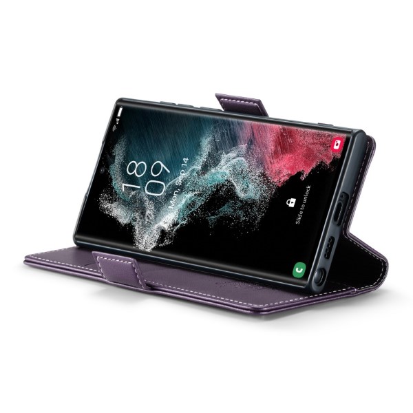 Pouzdro na Samsung Galaxy S22 Ultra CASEME smooth fialové