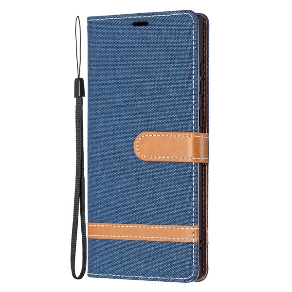 Pouzdro na Samsung Galaxy S22 Ultra Jeans modré