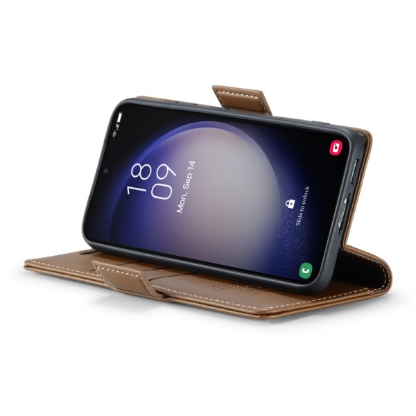 Pouzdro na Samsung Galaxy S23 CASEME smooth hnědé