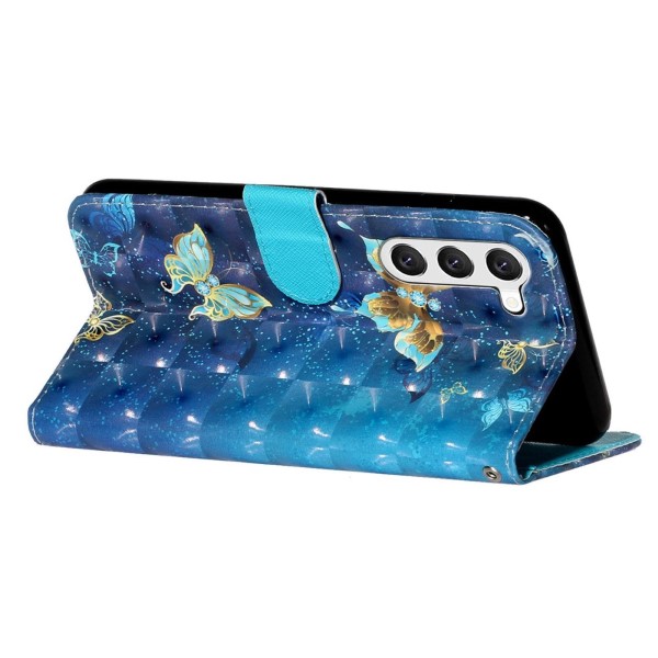Pouzdro na Samsung Galaxy S23 Motýl zlaté