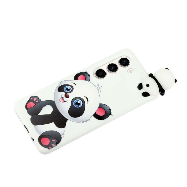 Kryt na Samsung Galaxy S23 3D Panda bílý