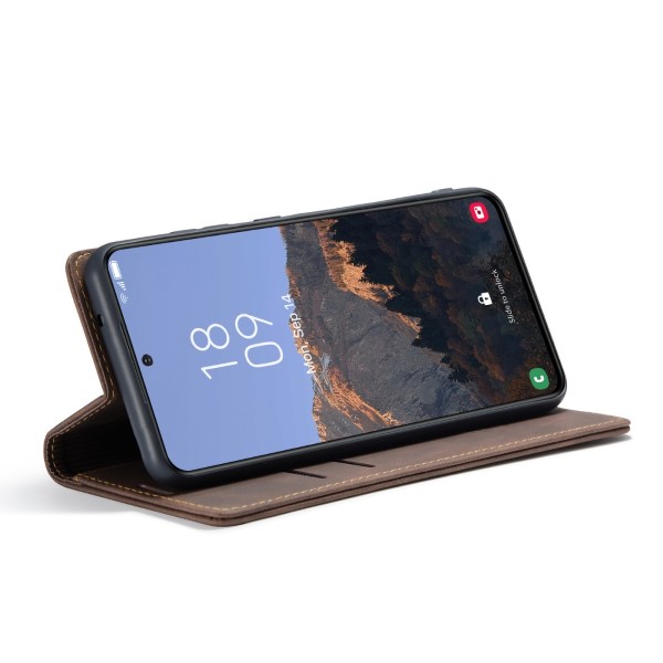 Pouzdro na Samsung Galaxy S23 CASEME hnědé