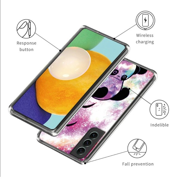 Kryt na Samsung Galaxy S23 Panda růžový