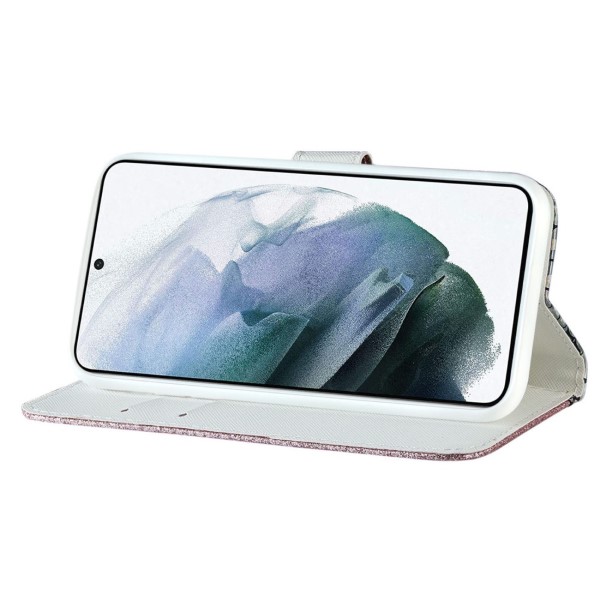 Pouzdro na Samsung Galaxy S23 Glitter růžové