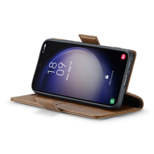 Pouzdro na Samsung Galaxy S23+ CASEME smooth hnědé