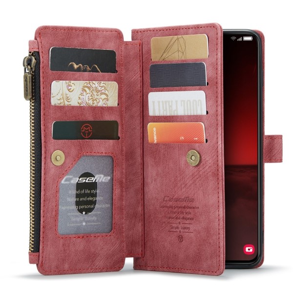 Pouzdro na Samsung Galaxy S23+ CASEME Deluxe červené