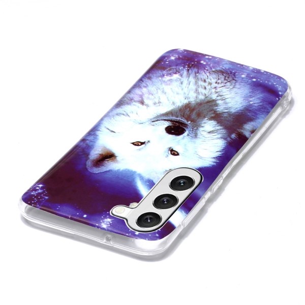 Kryt na Samsung Galaxy S23+ svítící Vlk