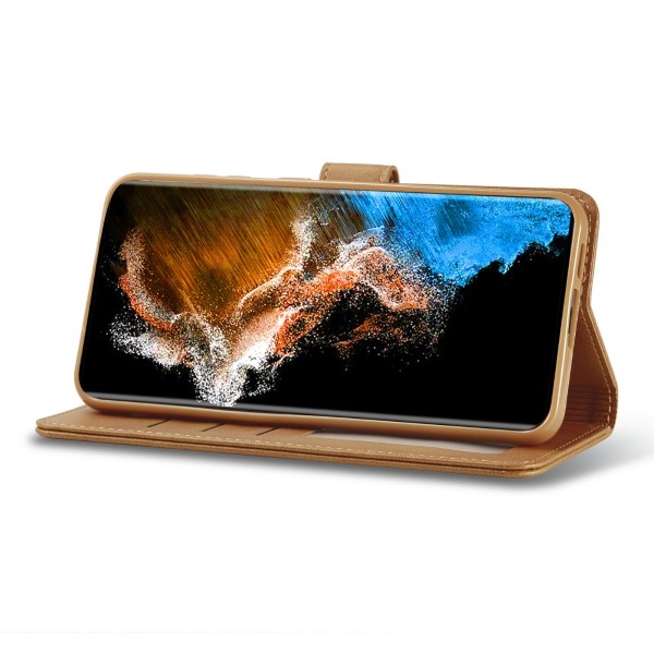 Pouzdro na Samsung Galaxy S23+ LC.IMEEKE hnědé