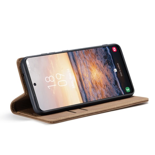 Pouzdro na Samsung Galaxy S23+ CASEME světle hnědé