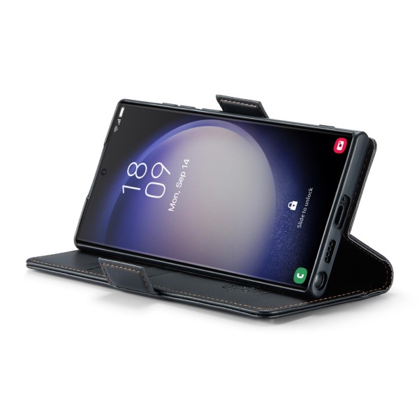 Pouzdro na Samsung Galaxy S23 Ultra CASEME smooth černé