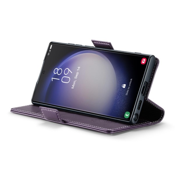 Pouzdro na Samsung Galaxy S23 Ultra CASEME smooth fialové
