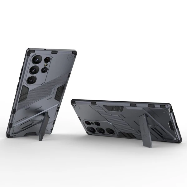 Kryt na Samsung Galaxy S23 Ultra odolný Shockproof šedý