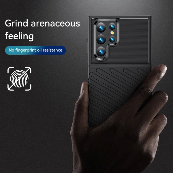 Kryt na Samsung Galaxy S23 Ultra gumový Anti-Scratch černý