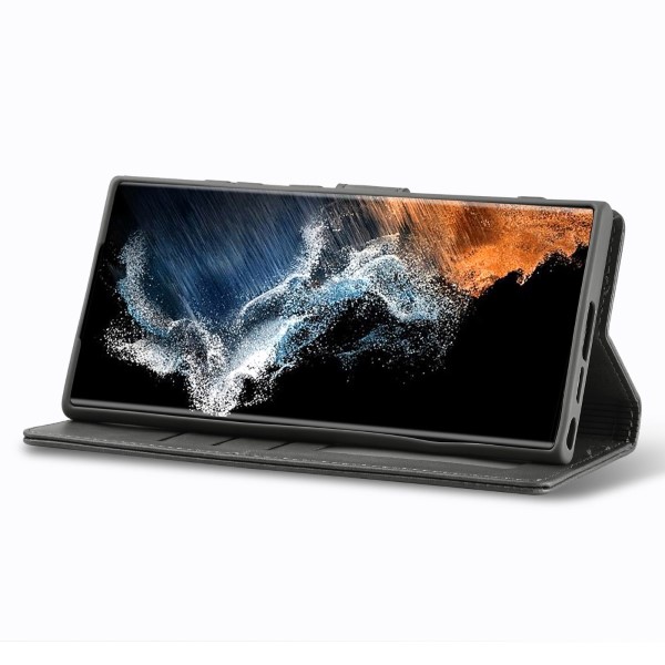 Pouzdro na Samsung Galaxy S23 Ultra LC.IMEEKE šedé