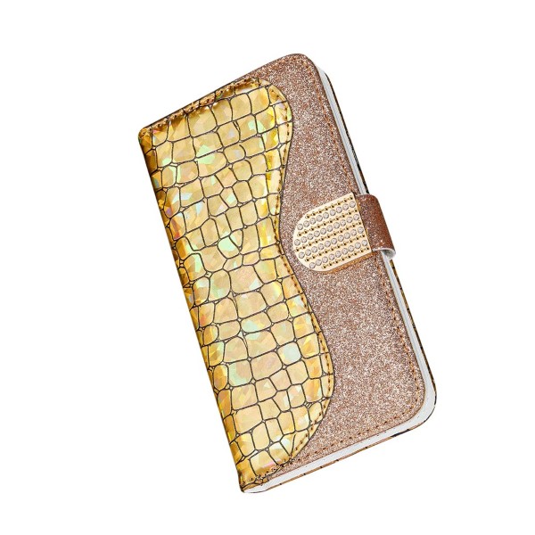 Pouzdro na Samsung Galaxy S21 Plus Glitter zlaté