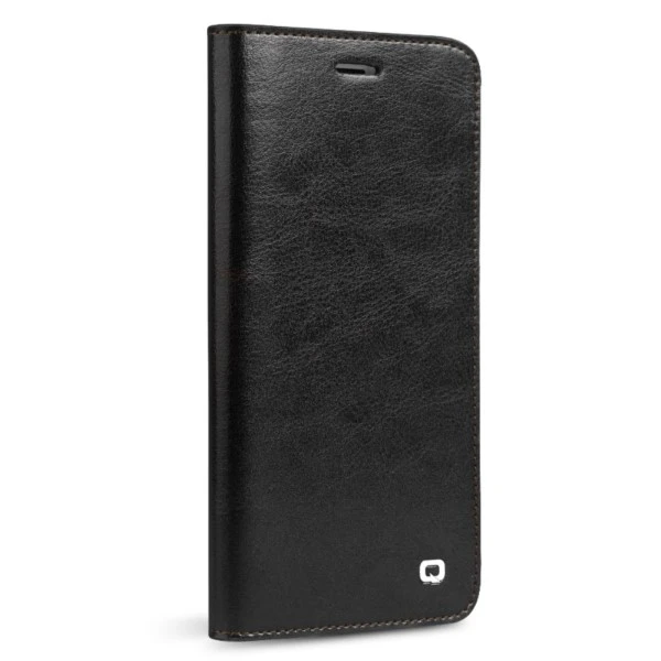 Pouzdro kožené QIALINO na iPhone 7 / 8 / SE (2020/2022) černé