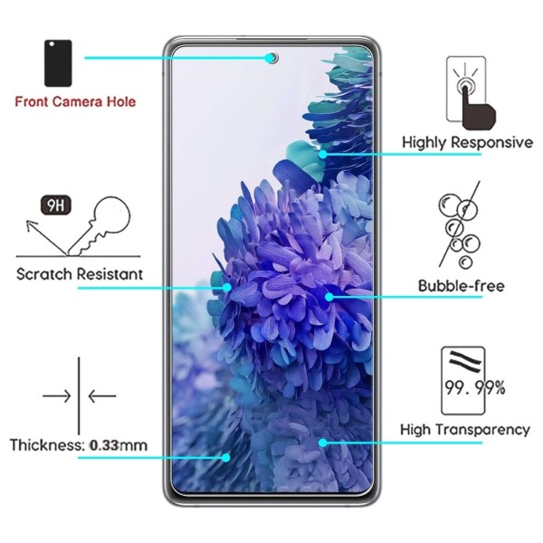 Tvrzené sklo na Samsung Galaxy S20 FE čiré