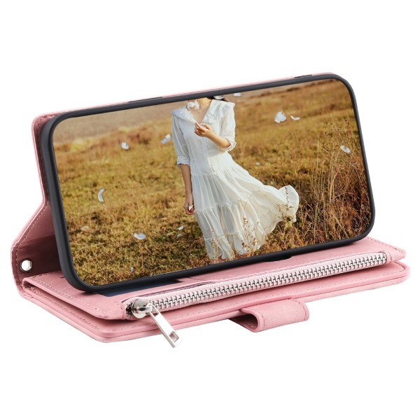 Pouzdro na Samsung Galaxy S23 FE Luxury Double Layer růžové