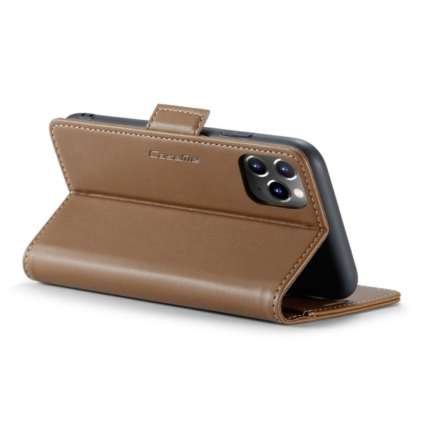 Pouzdro na iPhone 11 Pro Max CASEME smooth hnědé