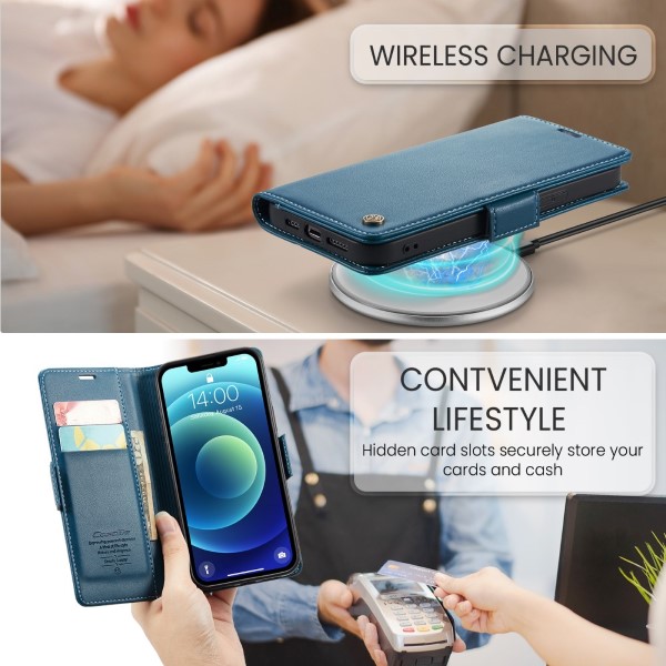 Pouzdro pro iPhone 12 Mini CASEME Smooth modré