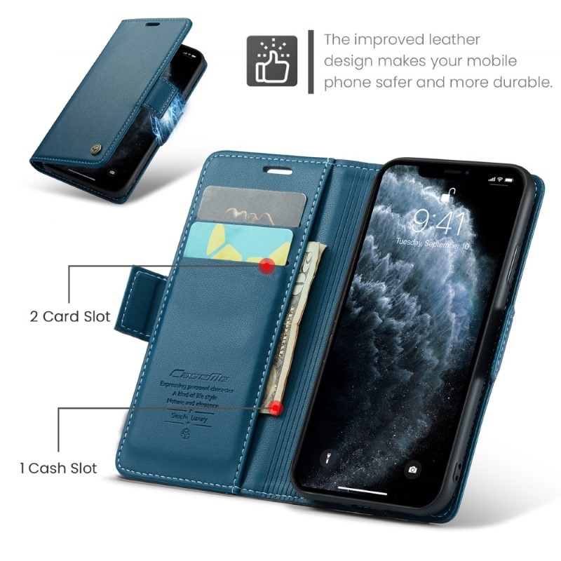 Pouzdro pro iPhone 11 Pro CASEME smooth modré