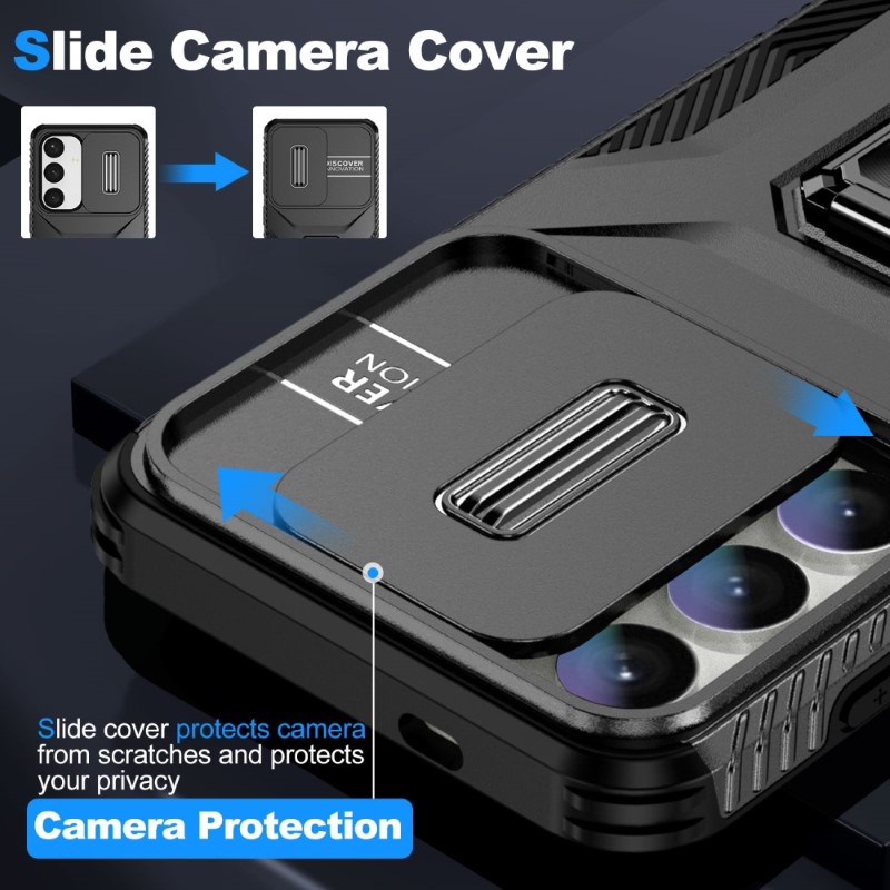 Kryt na Samsung Galaxy S24 odolný s krytkou na fotoaparát černý