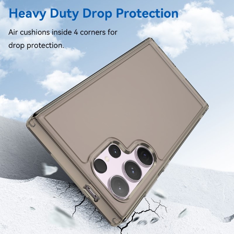 Kryt na Samsung Galaxy S24 Ultra Gumový Candy šedý