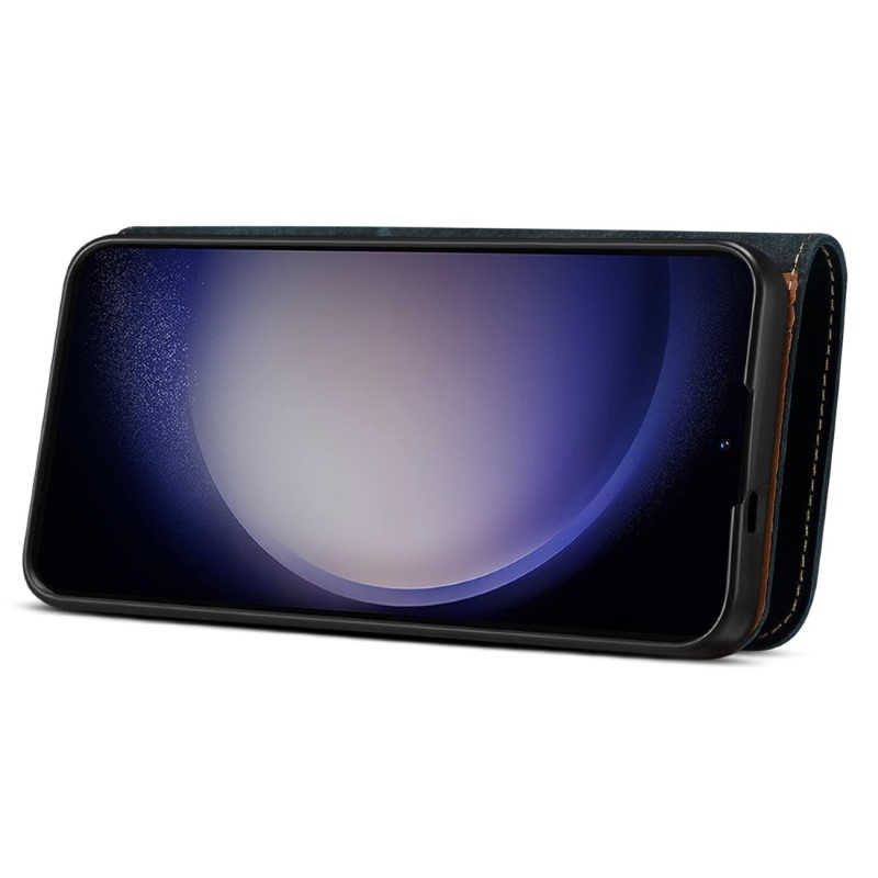Pouzdro kožené Denior na Samsung Galaxy S24 Ultra černé