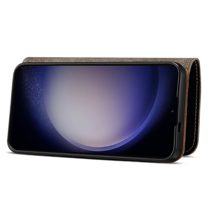Pouzdro kožené Denior na Samsung Galaxy S24 Ultra modré